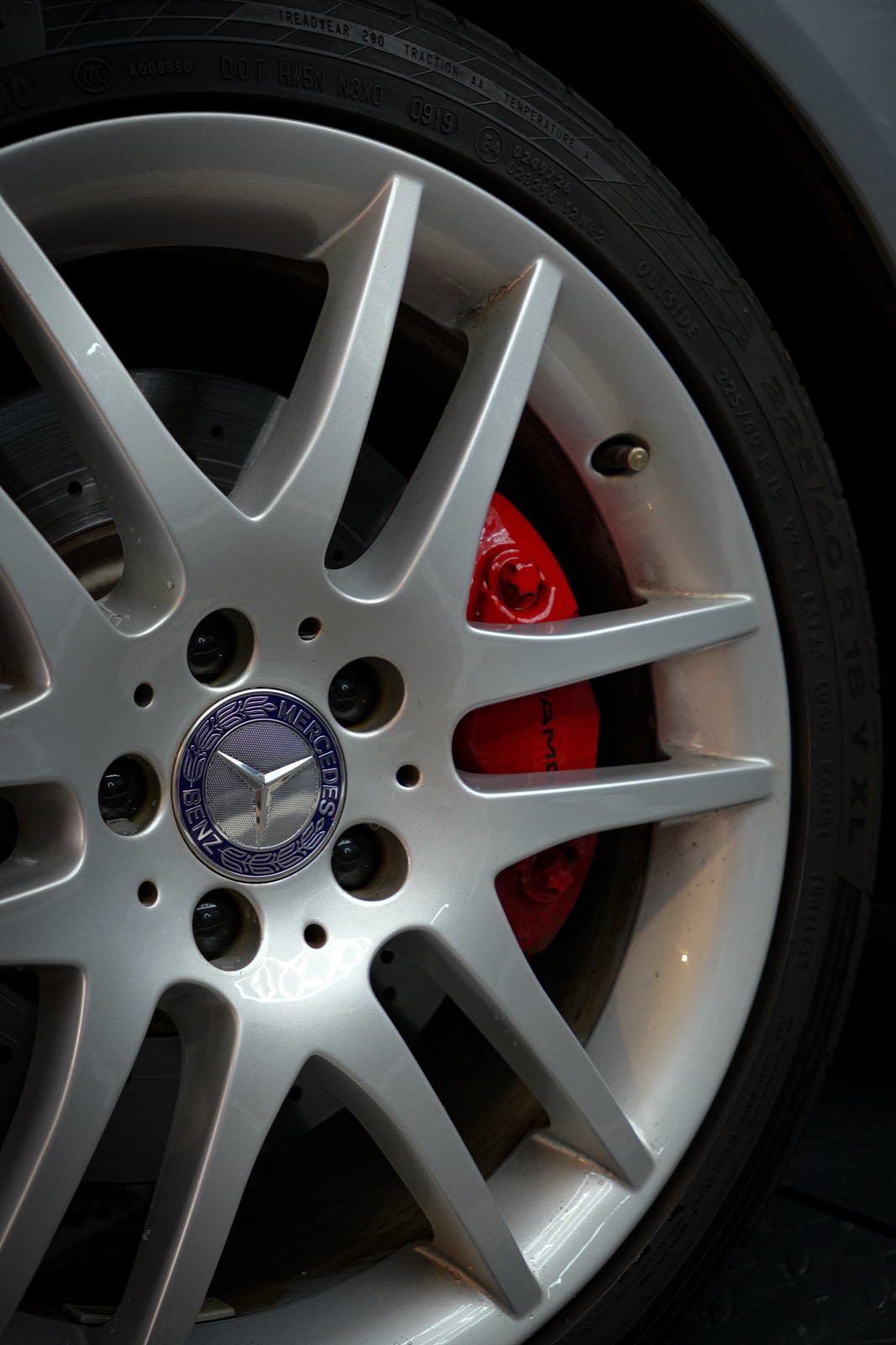 Mercedes-Benz SLK 55 AMG detail