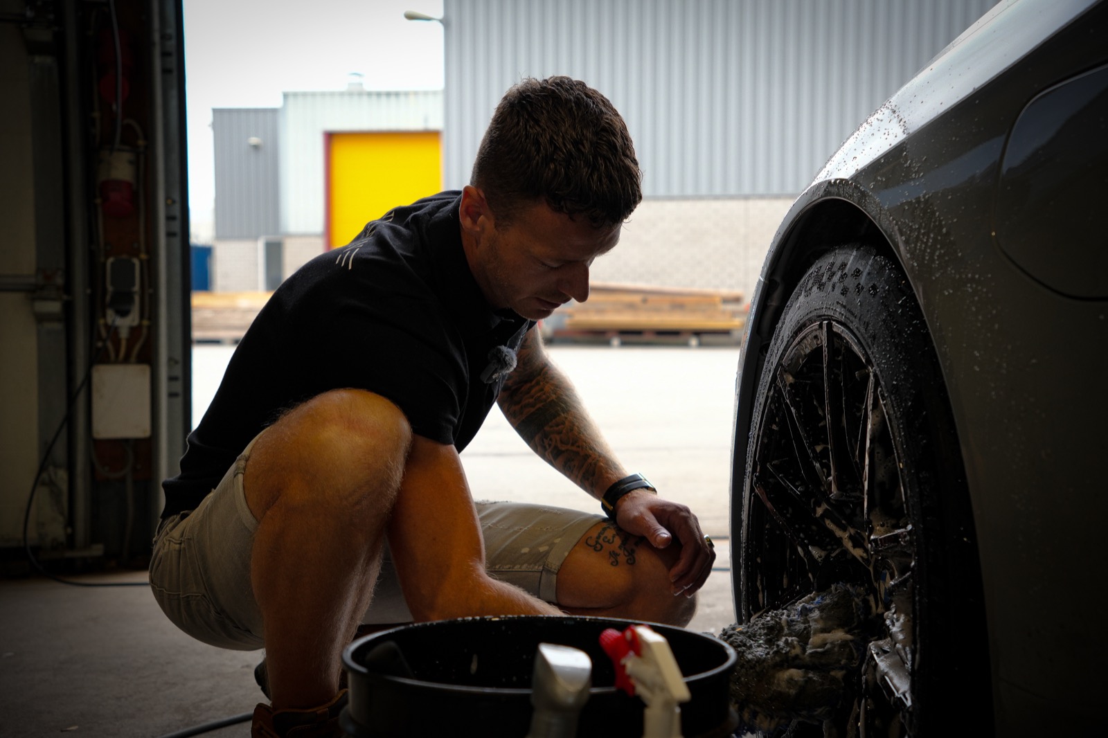 Klassieke Mercedes-Benz in de Wieman werkplaats